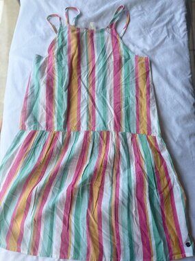 Roxy Girl striped dress, size 12/L - NWOT